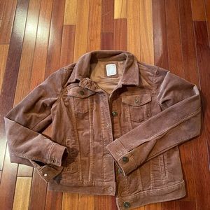 Brown corduroy jacket